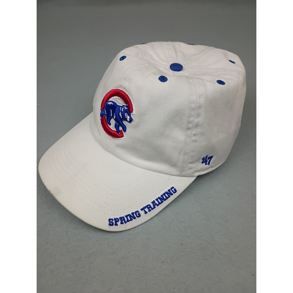 47 Brand Chicago Cubs Spring Training Mesa AZ Hat White Adjustable Baseball Cap